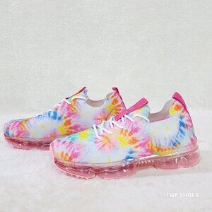 Haven Pink Multicolor Tie Dye Slip On Walking Shoes Comfort Sneakers J